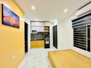Cho thuê tòa căn hộ dịch vụ Nghĩa Tân Cầu Giấy 50m2 x 6 tầng – Sẵn 5PKK + 1MBKD
